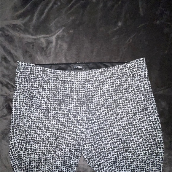 Express Sz 18 Plus Tweed Wide Leg Dress Pants NWT - Picture 3 of 6